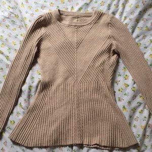 Club Monaco peplum sweater